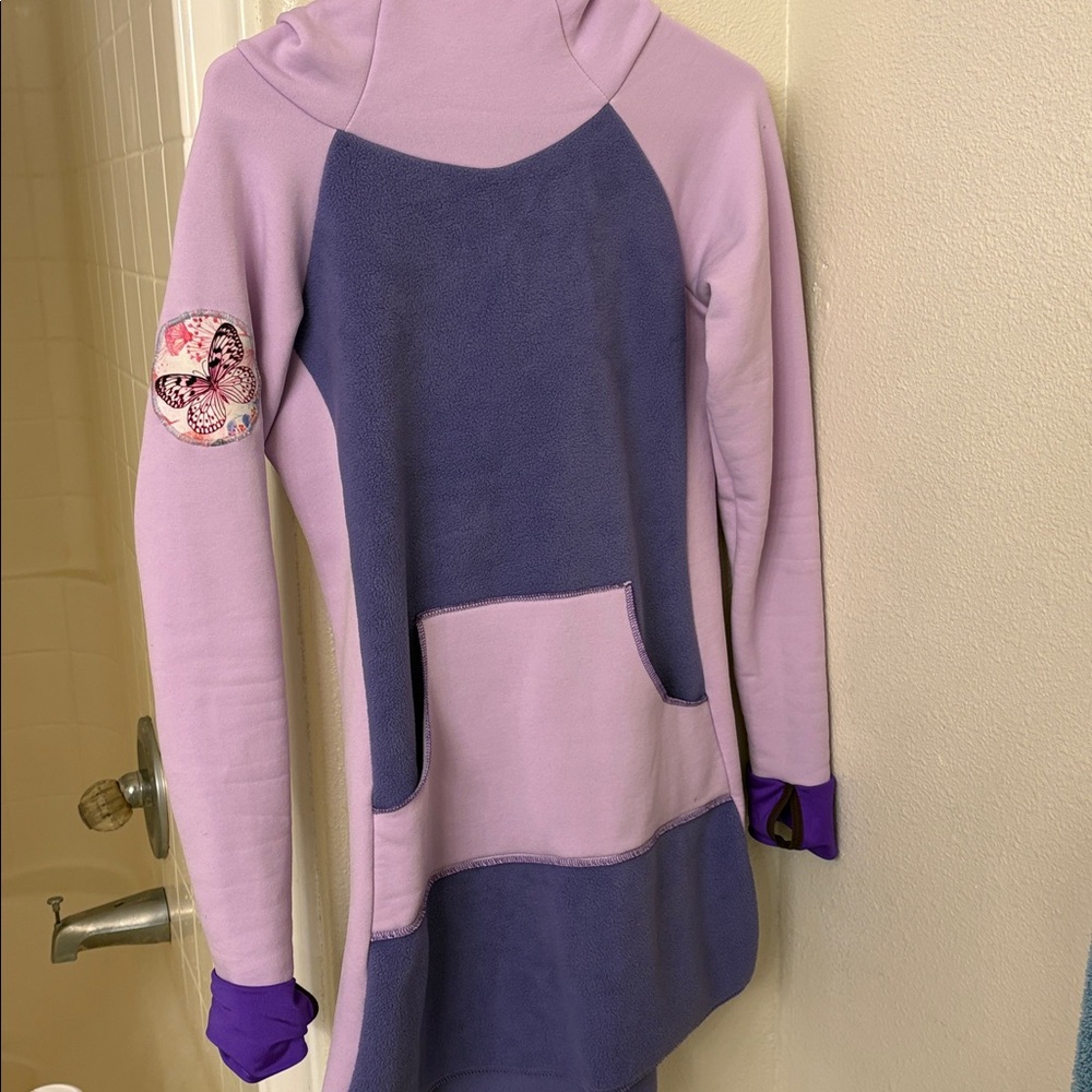 Made in Alaska Solstice Creations Fleece Hoodie Tunic Dress - Picture 4 of 7